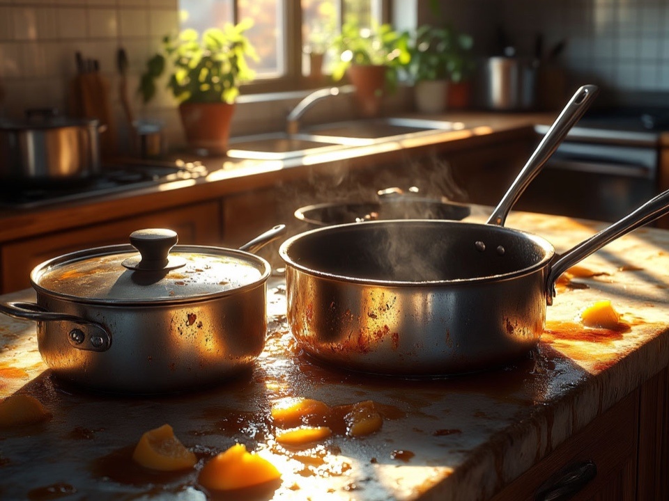 Как вернуть блеск нержавеющим кастрюлям: простые методы без химии