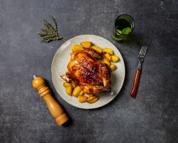 Цыплёнок-гриль с бэби-картофелем