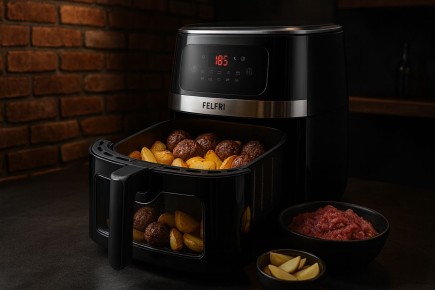 Вкусный ужин за 30 минут: секреты приготовления фрикаделек с картошкой в аэрогриле