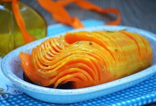 Нежная запечённая тыква для уютного ужина