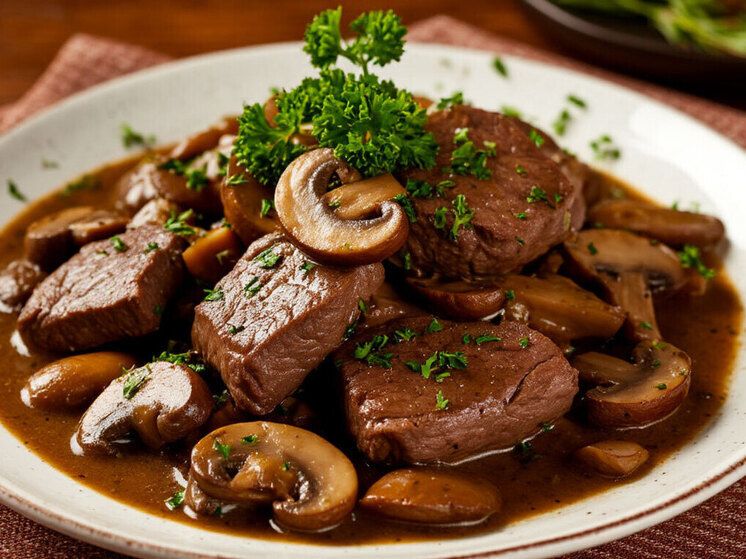 Невероятный ужин: Печень с грибами для изысканного стола