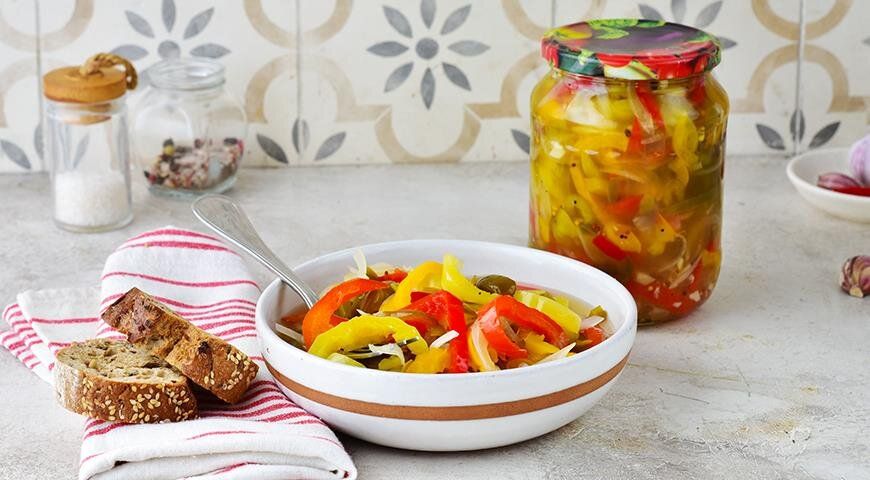 Маринованный перец «два в одном» на зиму