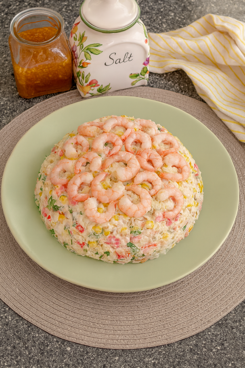 Вдохновляющий салат «Дары моря»