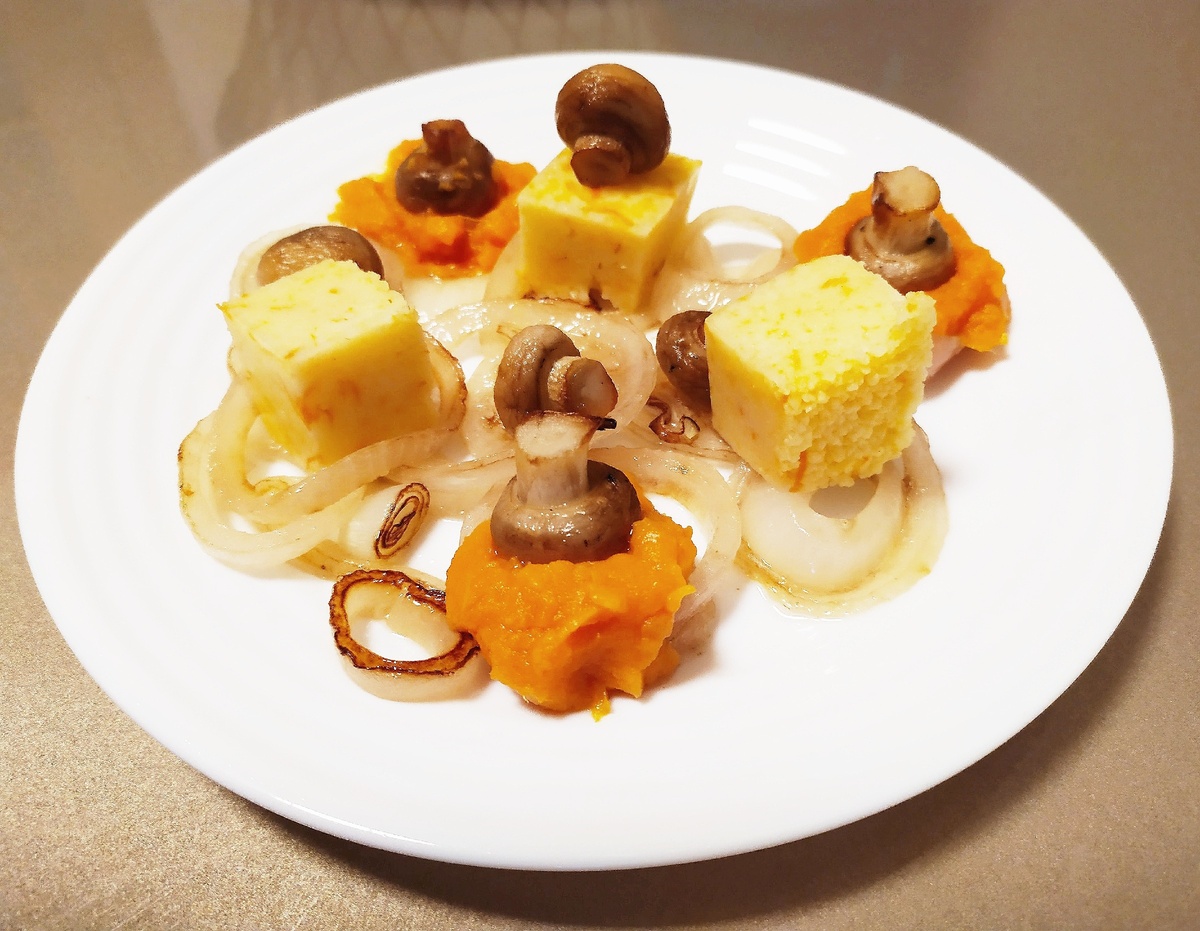 Кулинарное волшебство: кускус с грибами и бататом для рождественского поста