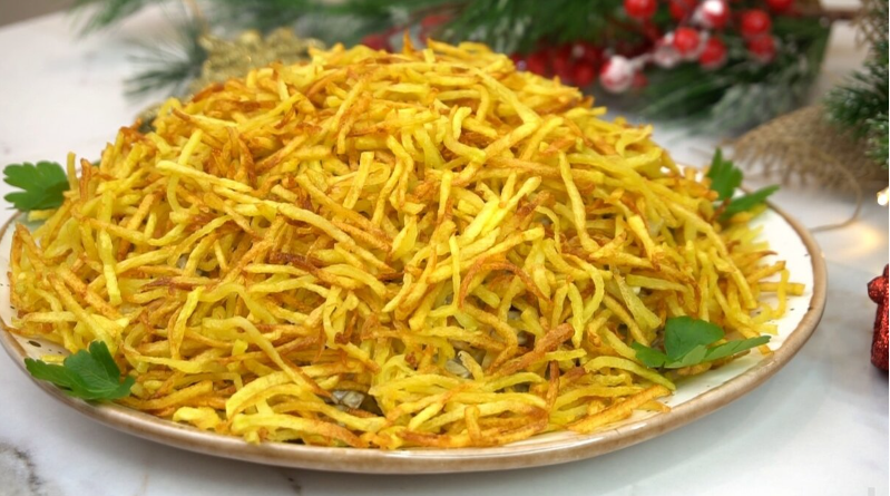 Нежный салат из печени, который станет звездой любого стола