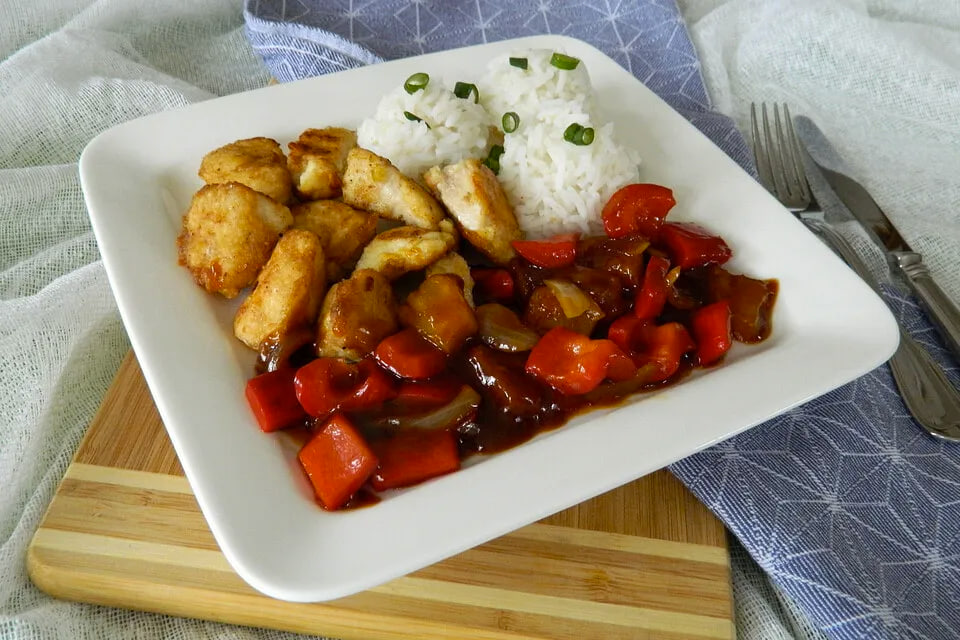 Кисло-сладкая курочка на ваш стол