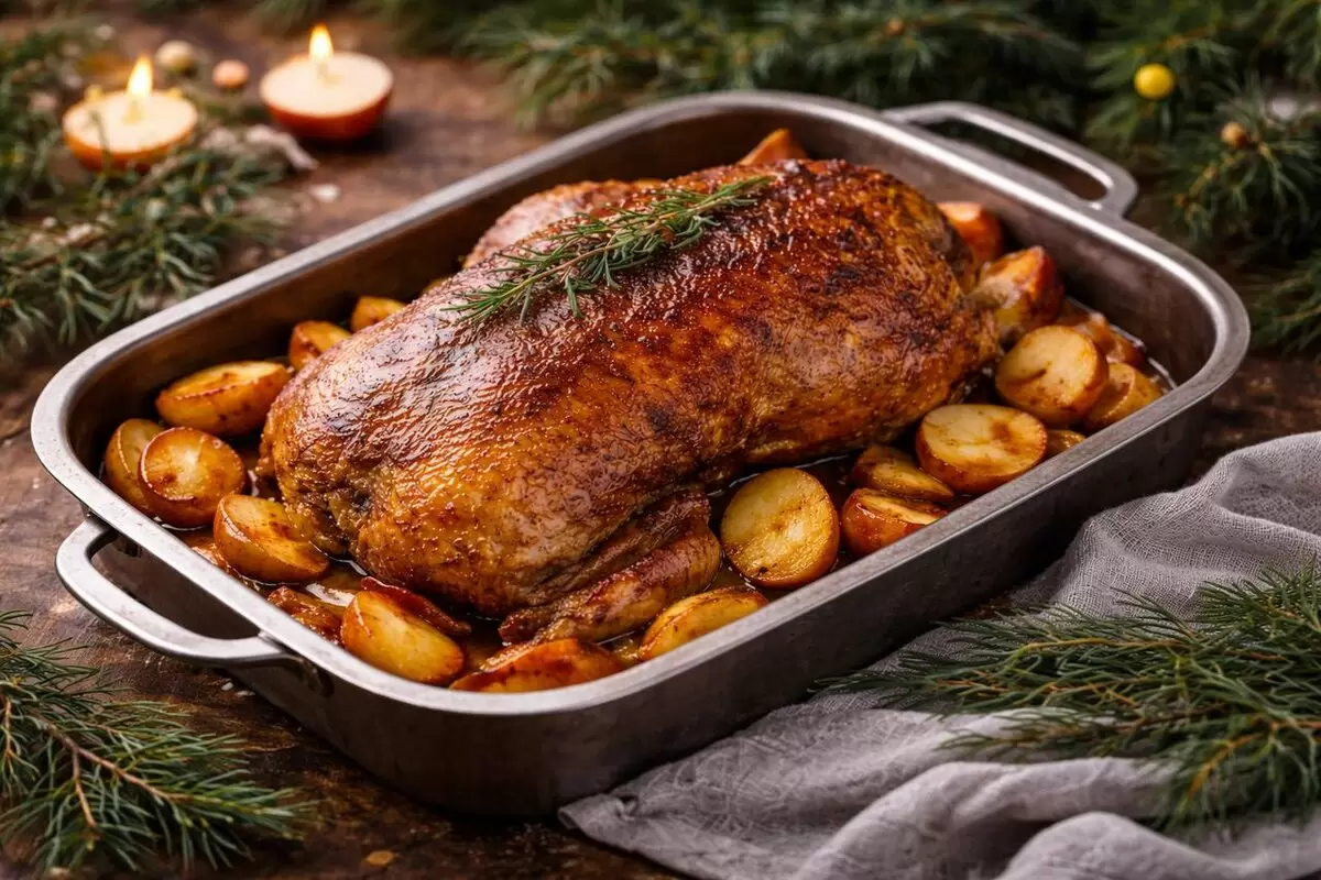 Как запечь утку с яблоками: секреты идеального праздничного блюда