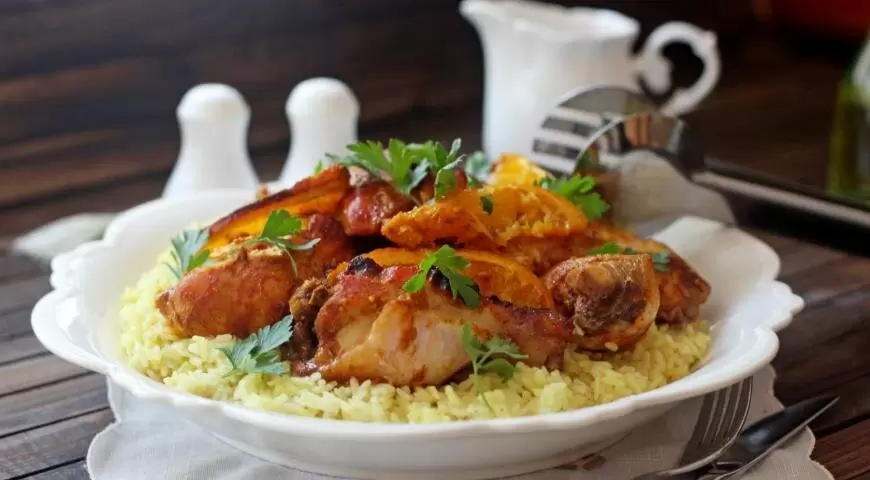Ароматная курица с цитрусовым акцентом