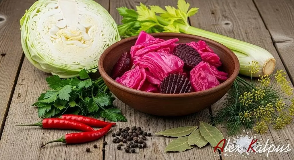Кулинарное наследие Грузии: Как приготовить квашеную капусту со свеклой по традиционному рецепту