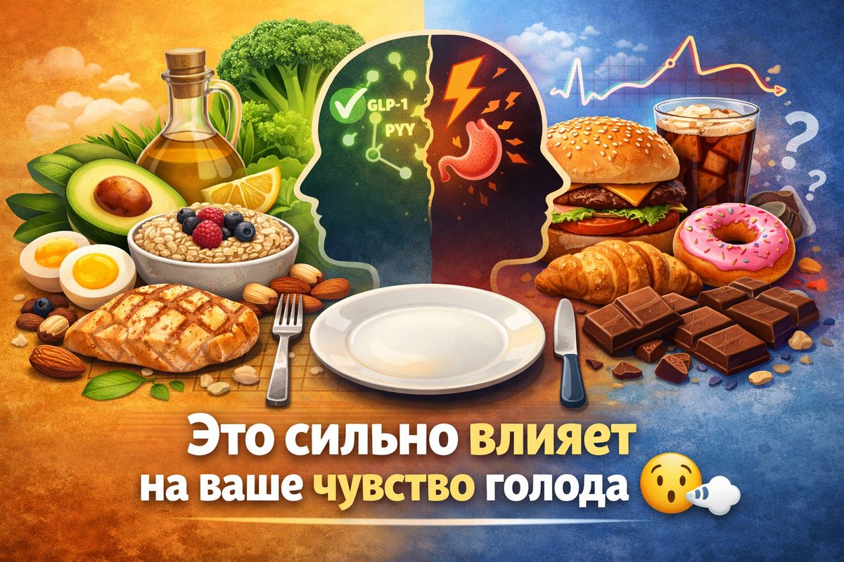 Как питание влияет на чувство голода: важные аспекты