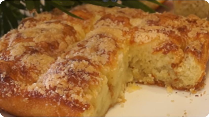 Сахарный пирог с хрустящей корочкой: просто и вкусно