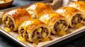 Рулеты из заварного теста: секреты приготовления с мясом и картошкой