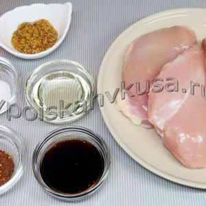 Куриный шашлык в духовке на деревянных шпажках